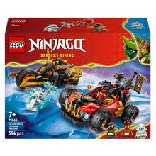 LEGO NINJAGO Veículos Combinadores do Kai e do Cole para missões ninja