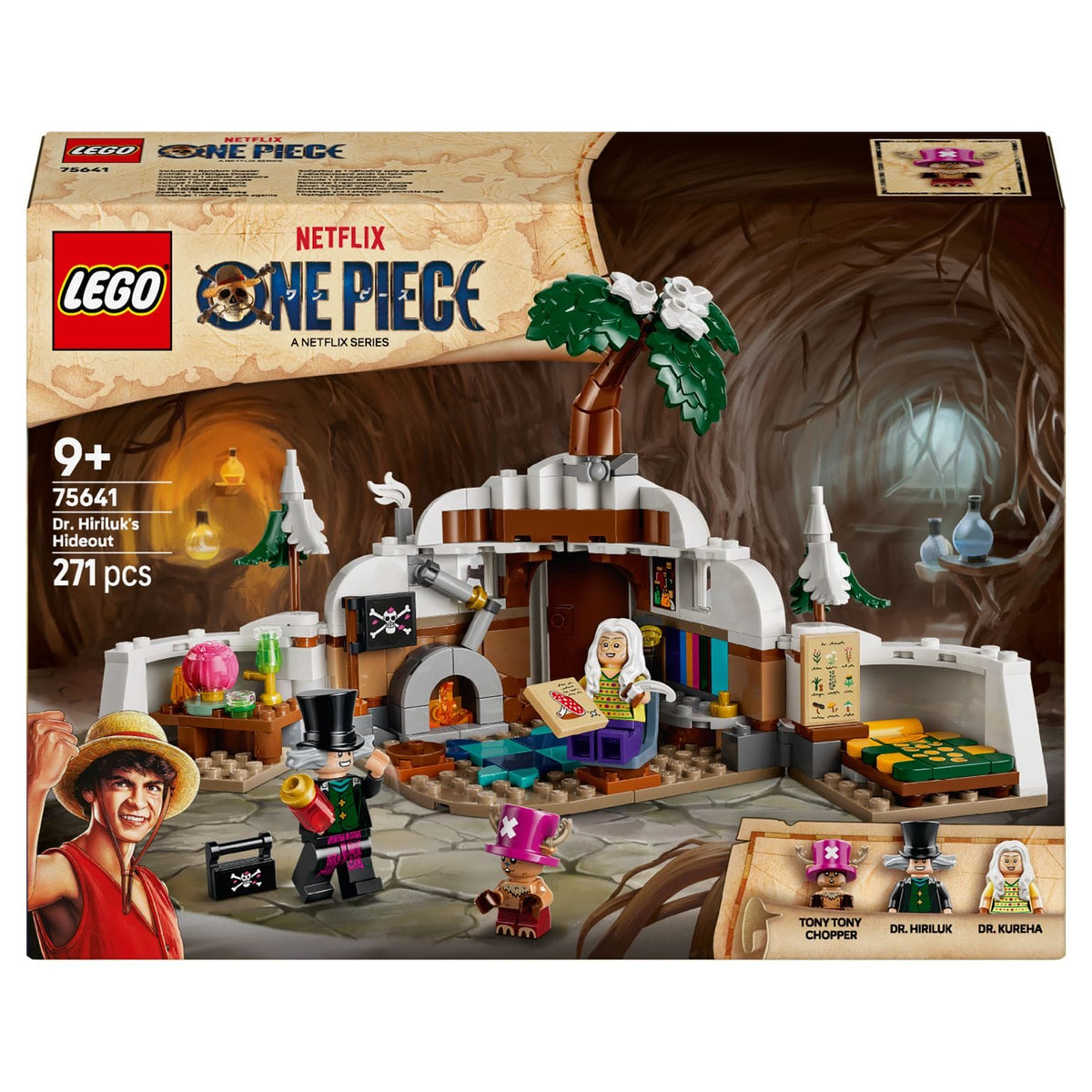 LEGO One Piece Esconderijo do Dr. Hiriluk com Chopper