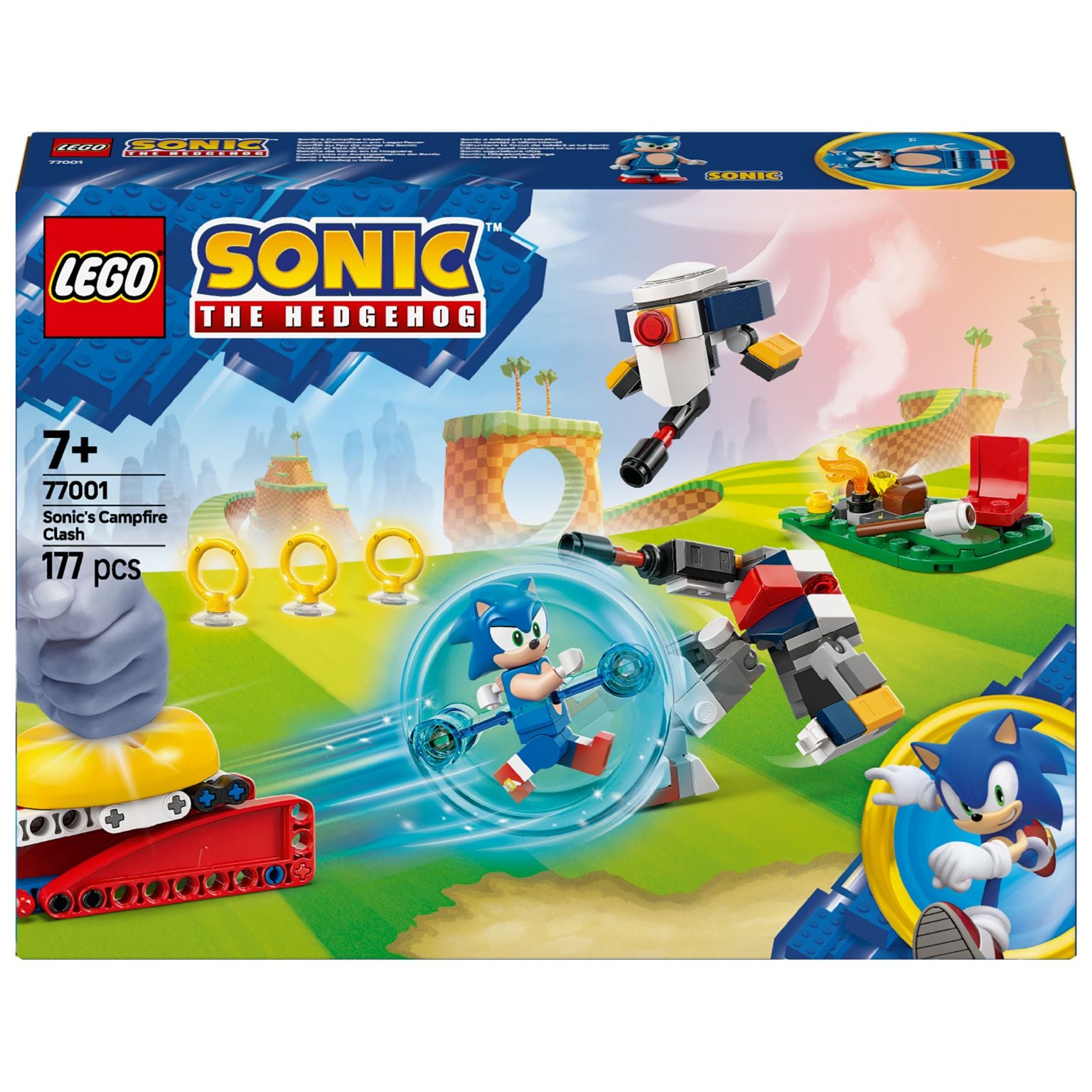 Lego Sonic 77001 Confronto no Acampamento do Sonic