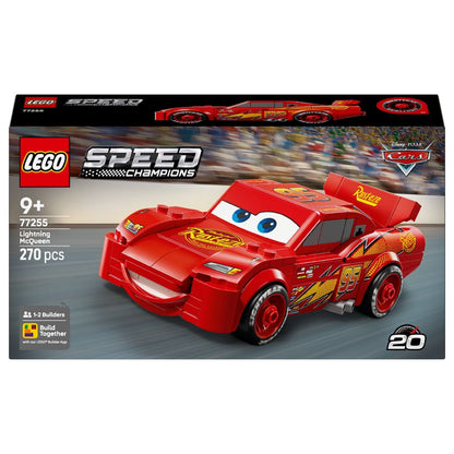 Lego Speed Champions Rayo McQueen coche rojo estilo Cars para construir y jugar