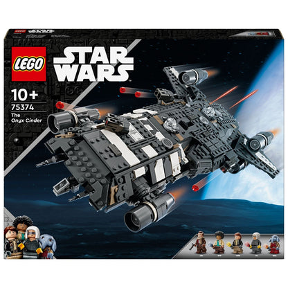 LEGO Star Wars La nave espacial Onyx Cinder con minifiguras en misión