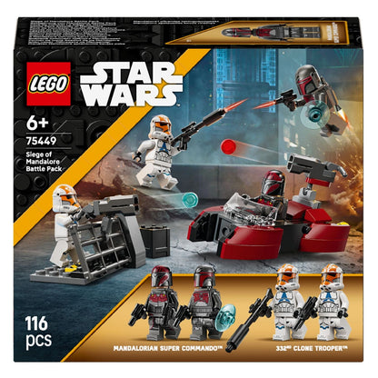 Lego Star Wars Paquete de Combate del Asedio de Mandalore con figuras y escenario de batalla