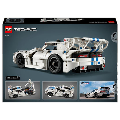 Verso da caixa Lego Technic Dodge Viper GTS-R