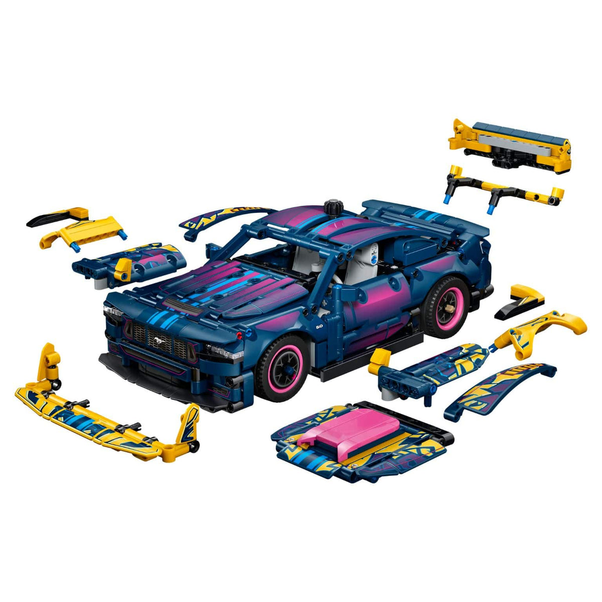 Ford Mustang GT LEGO Technic com estilo personalizável