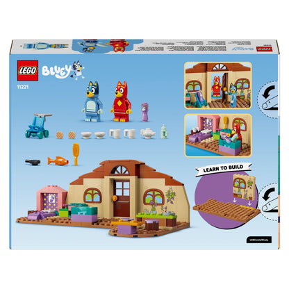 LEGO Bluey Escuela con Rusty y Bluey para juego creativo