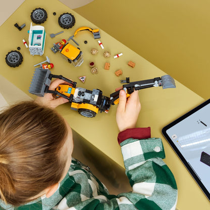 Vehículo de construcción LEGO City para aventuras urbanas