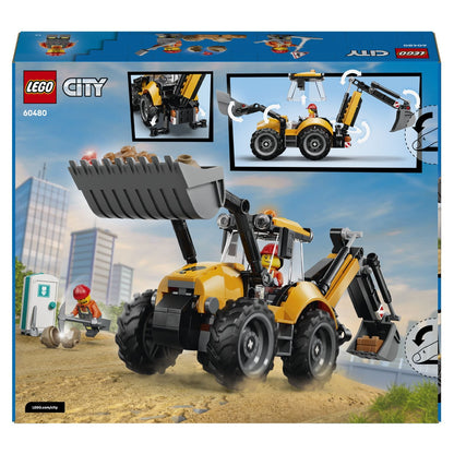 LEGO City Retroexcavadora Amarilla para crear misiones de construcción