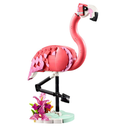 Conjunto LEGO Creator Flamenco Rosa con vista adicional