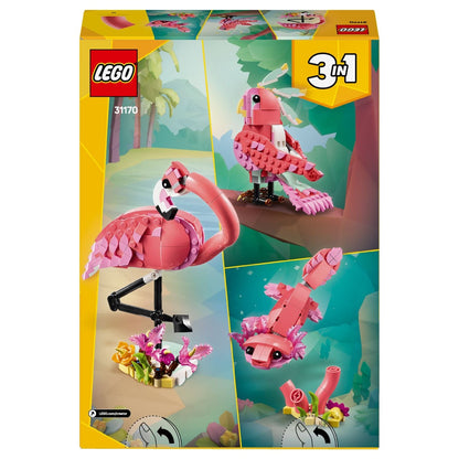 LEGO Creator Flamenco Rosa con imagen complementaria