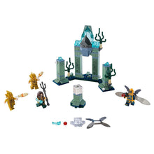Lego DC Comics Super Heroes Combate de Atlantis com Aquaman e cenário subaquático