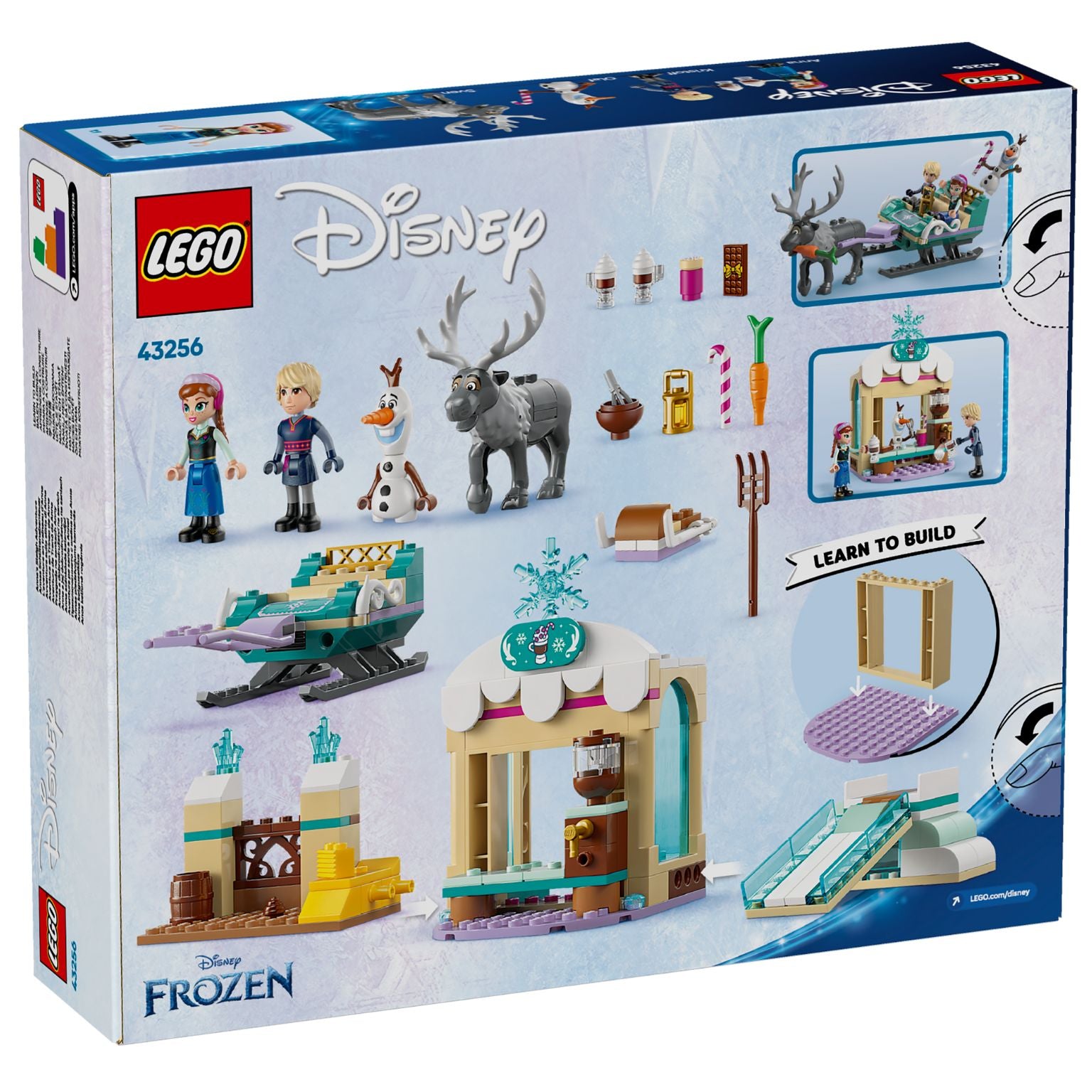 Lego Disney 43256 - Aventura de Trenó da Anna