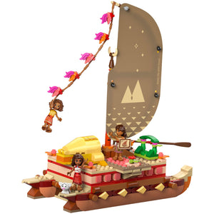  Lego Disney 43270 Canoa de Aventuras da Vaiana, 