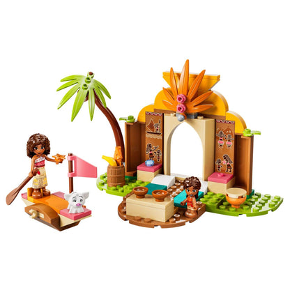 Detalle del set LEGO Disney Casa de la Aldea y Barco para historias creativas