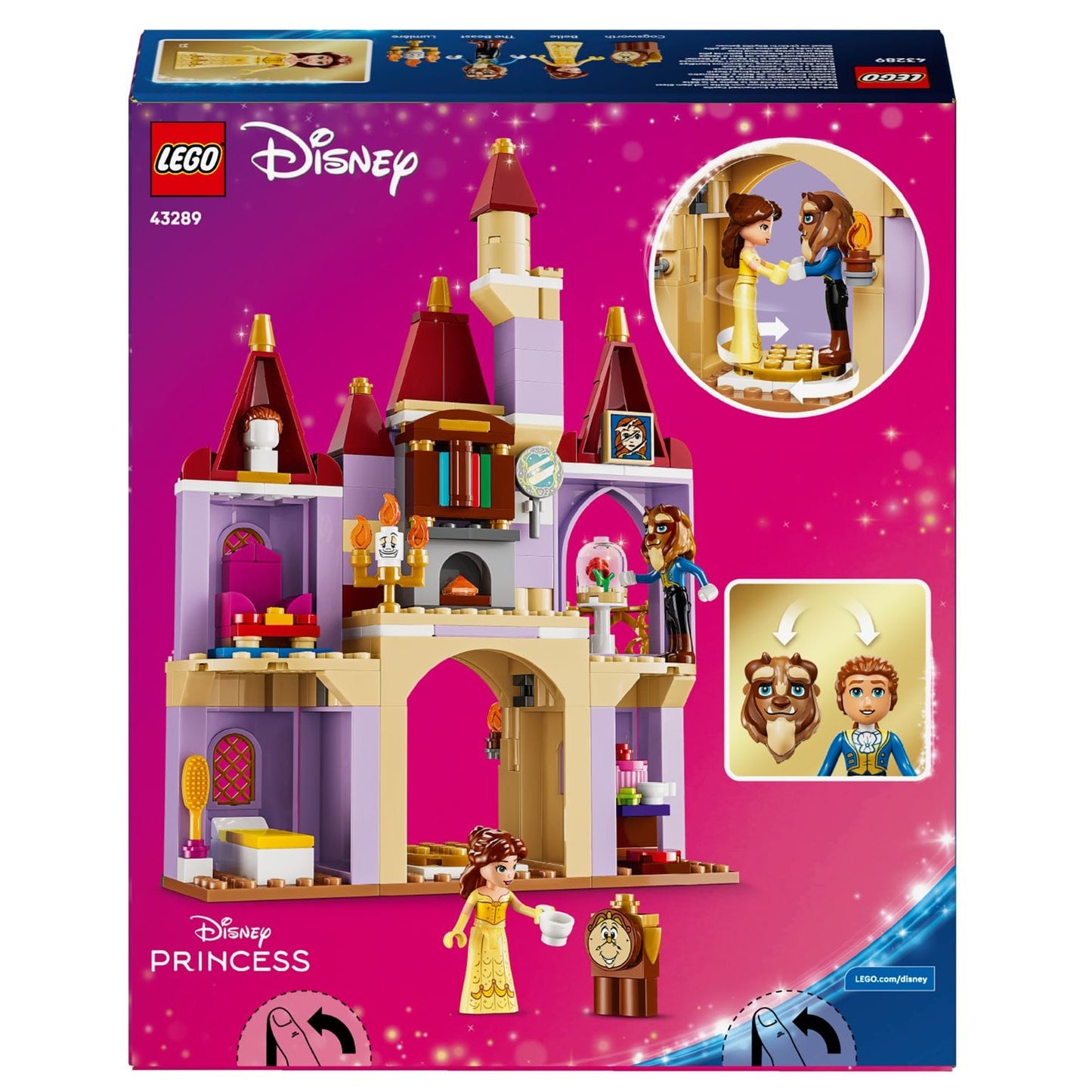 LEGO Disney Castelo Encantado para brincadeira de conto de fadas
