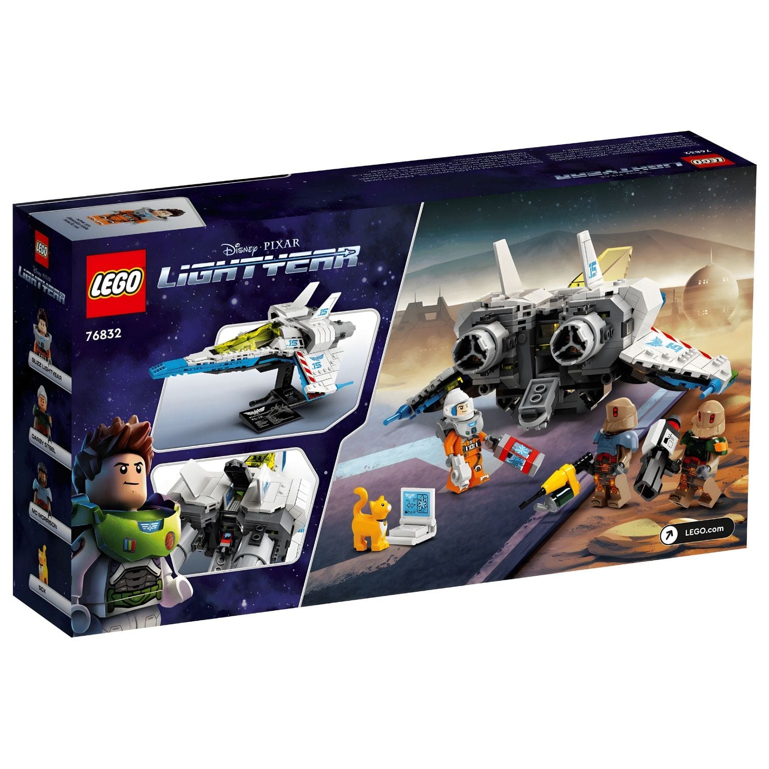 Lego Disney Buzz Lightyear Nave espacial XL-15 com personagens e acessórios de missão espacial