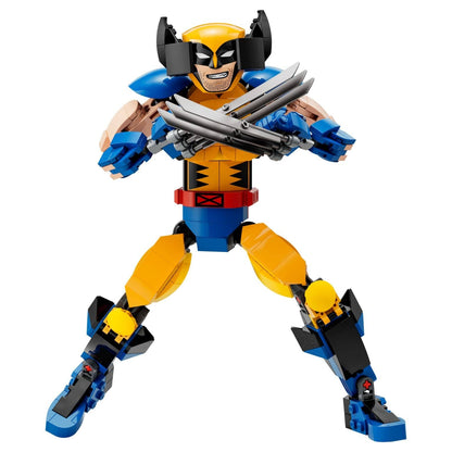 Figura de Construcción de Wolverine LEGO Marvel en pose de acción con garras
