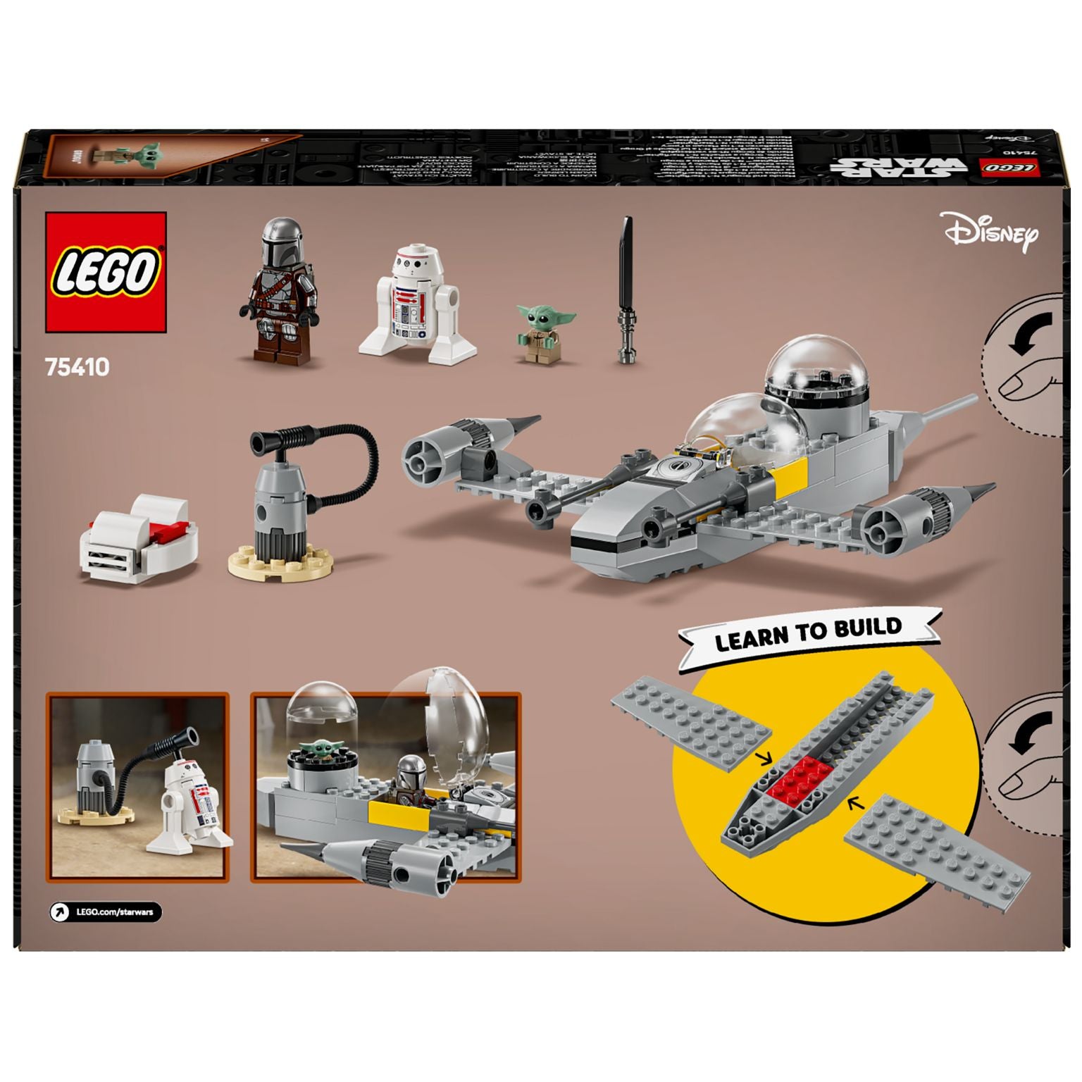Lego Marvel 75410 Starfighter N-1 de Mando e Grogu 