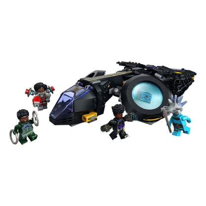 Lego Marvel Pájaro del Sol de Shuri con nave de Wakanda y minifiguras