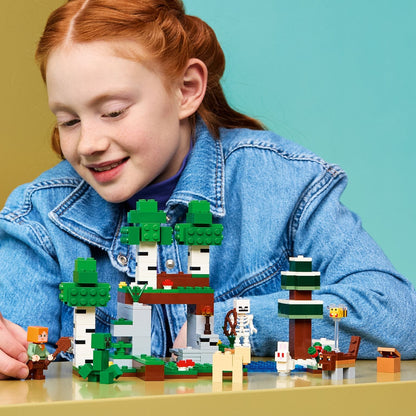 Construcción LEGO Minecraft Aventura de la Primera Noche inspirada en el juego