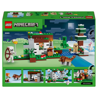 LEGO Minecraft Primera Noche para juegos de aventura y protección
