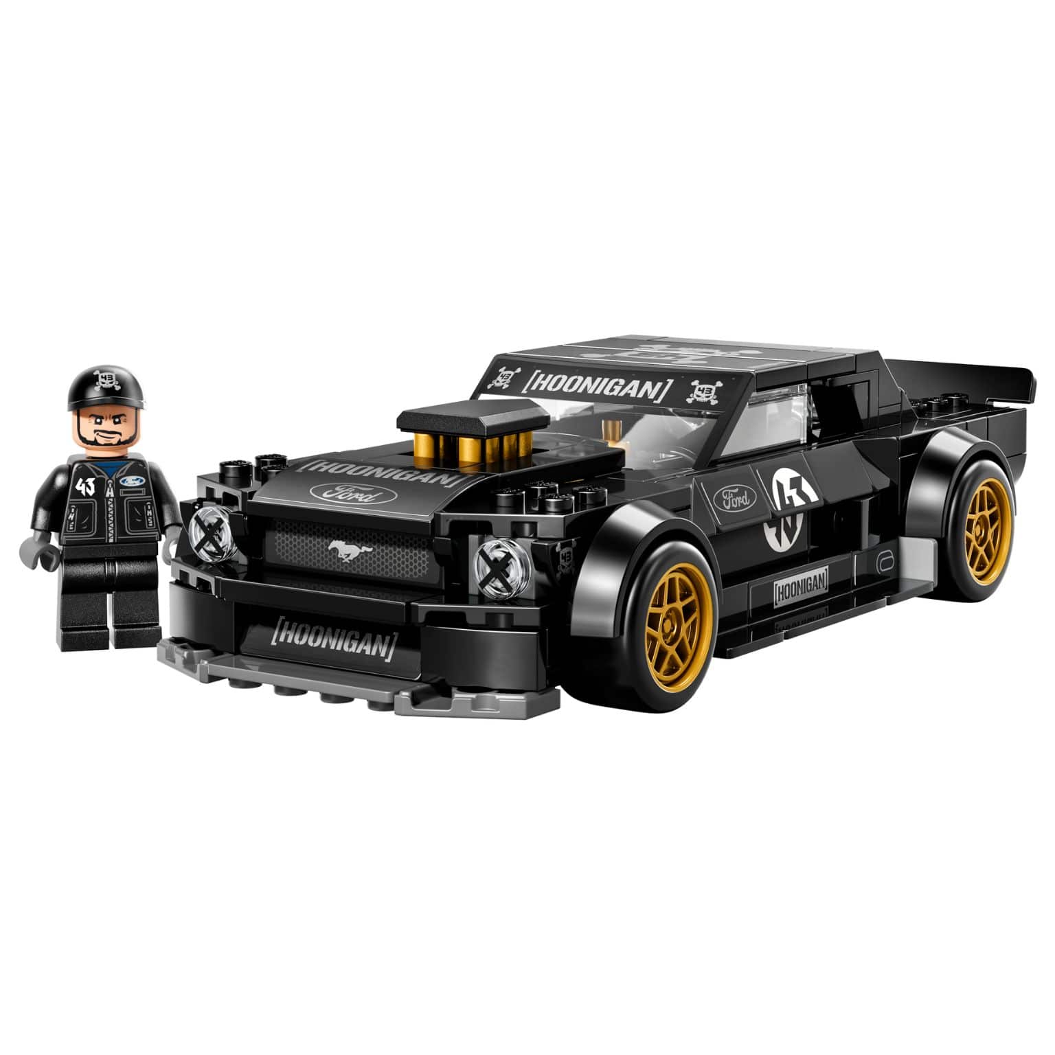 Modelo LEGO Ford Mustang Hoonicorn para construir e expor