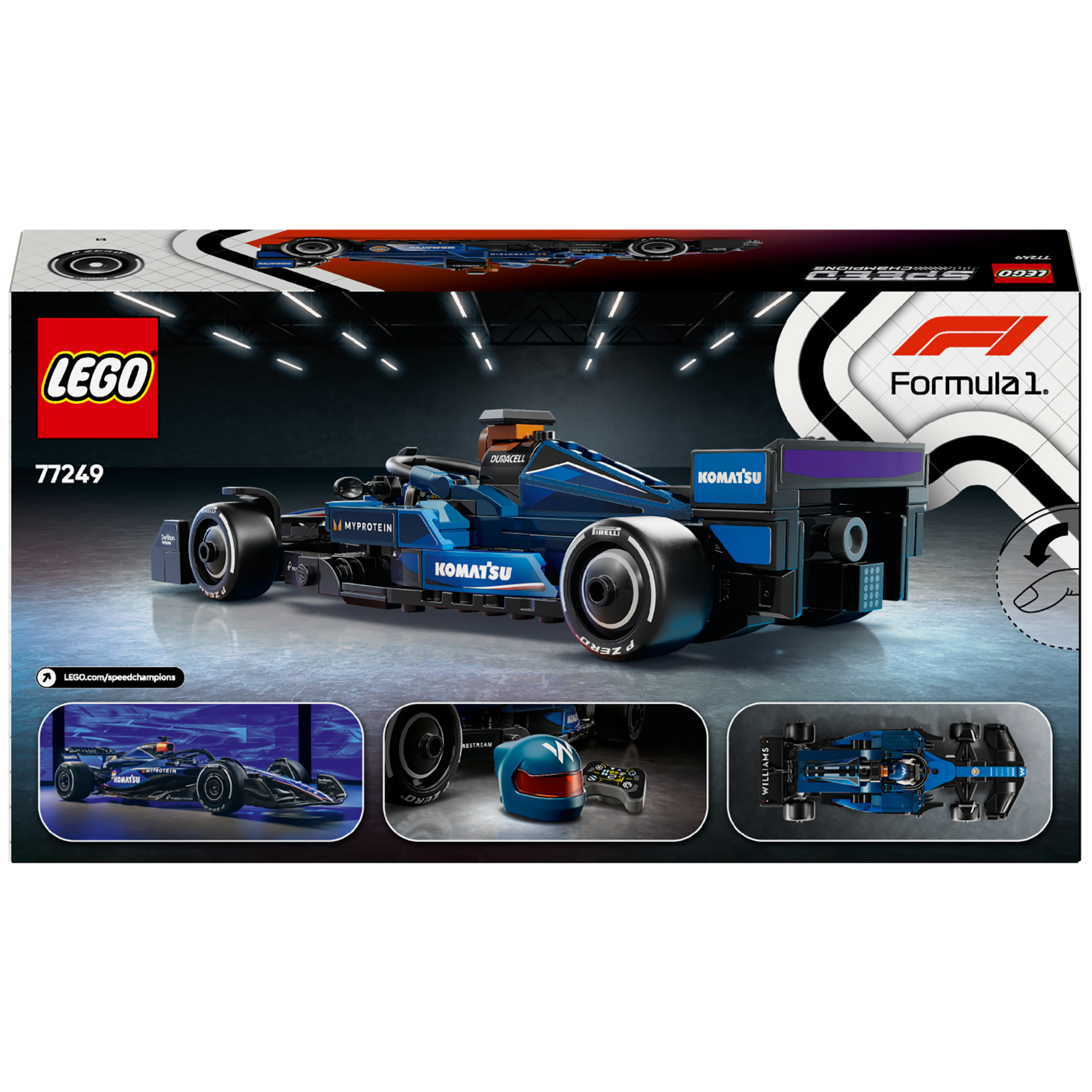 Lego Speed Champions 77249 Carro de Corrida Williams Racing FW46 F1