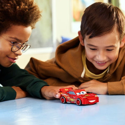 Lego Speed Champions Rayo McQueen coche rojo estilo Cars para construir y jugar