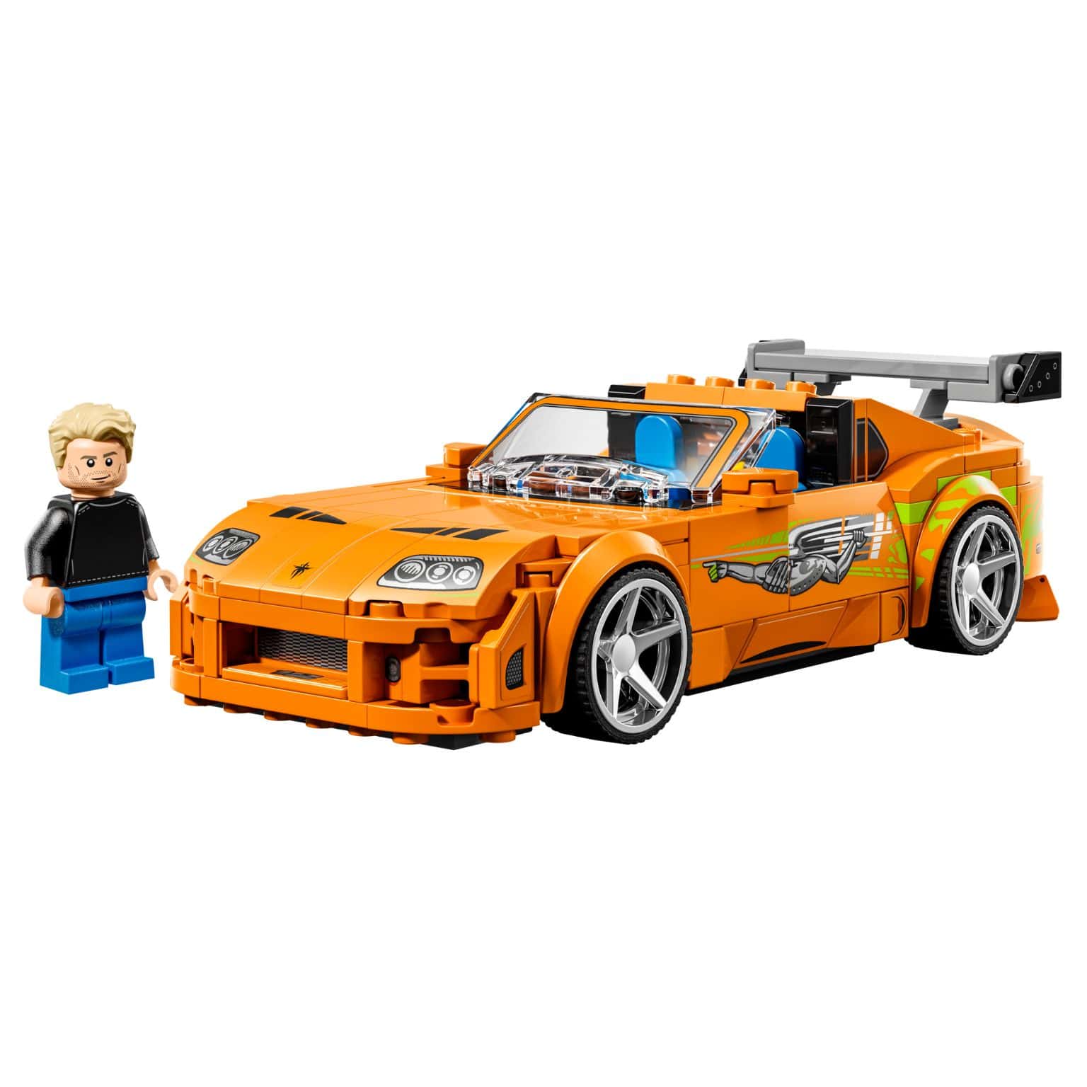 Modelo LEGO Toyota Supra MK4 inspirado em Velocidade Furiosa