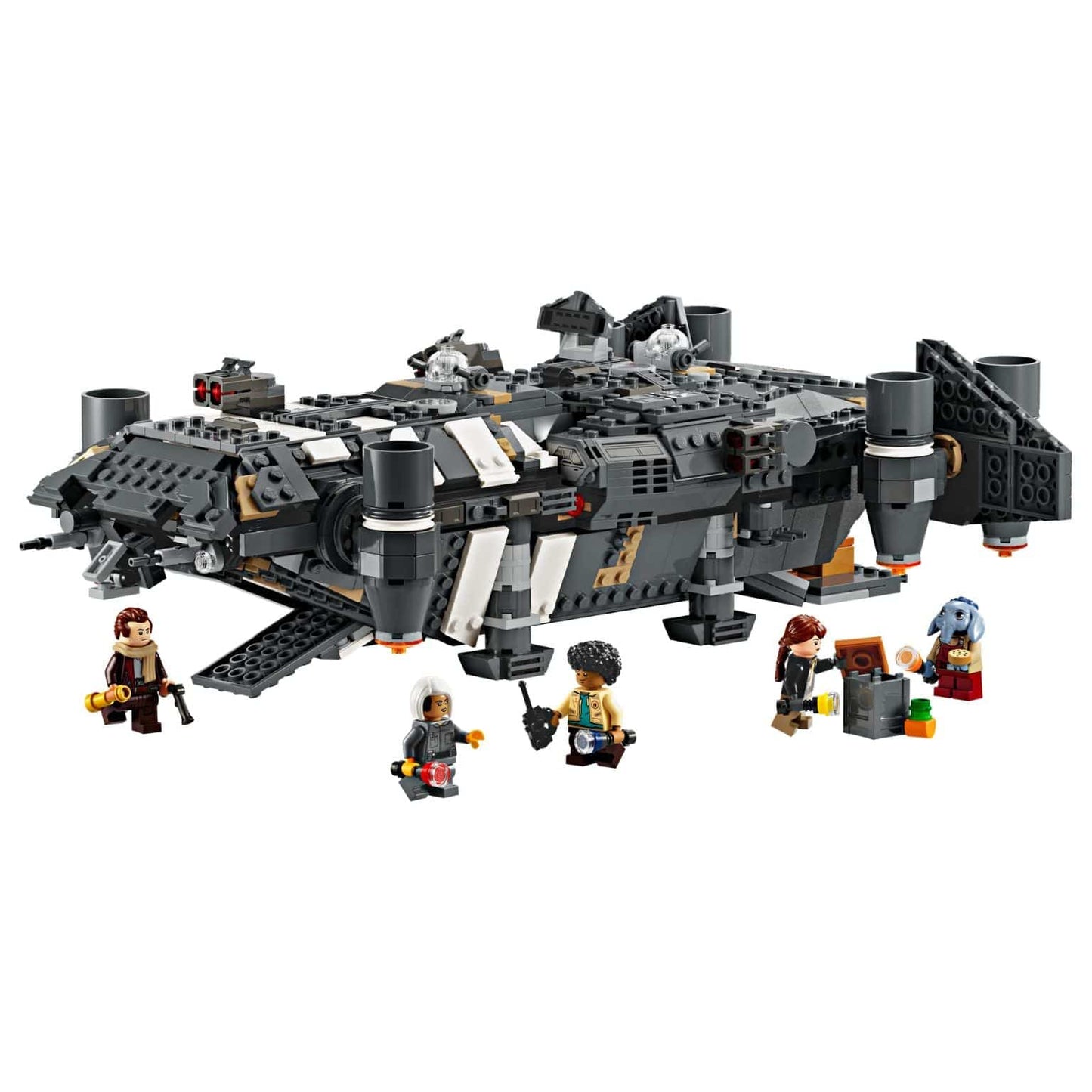 LEGO Star Wars A Onyx Cinder nave espacial com minifiguras em missão