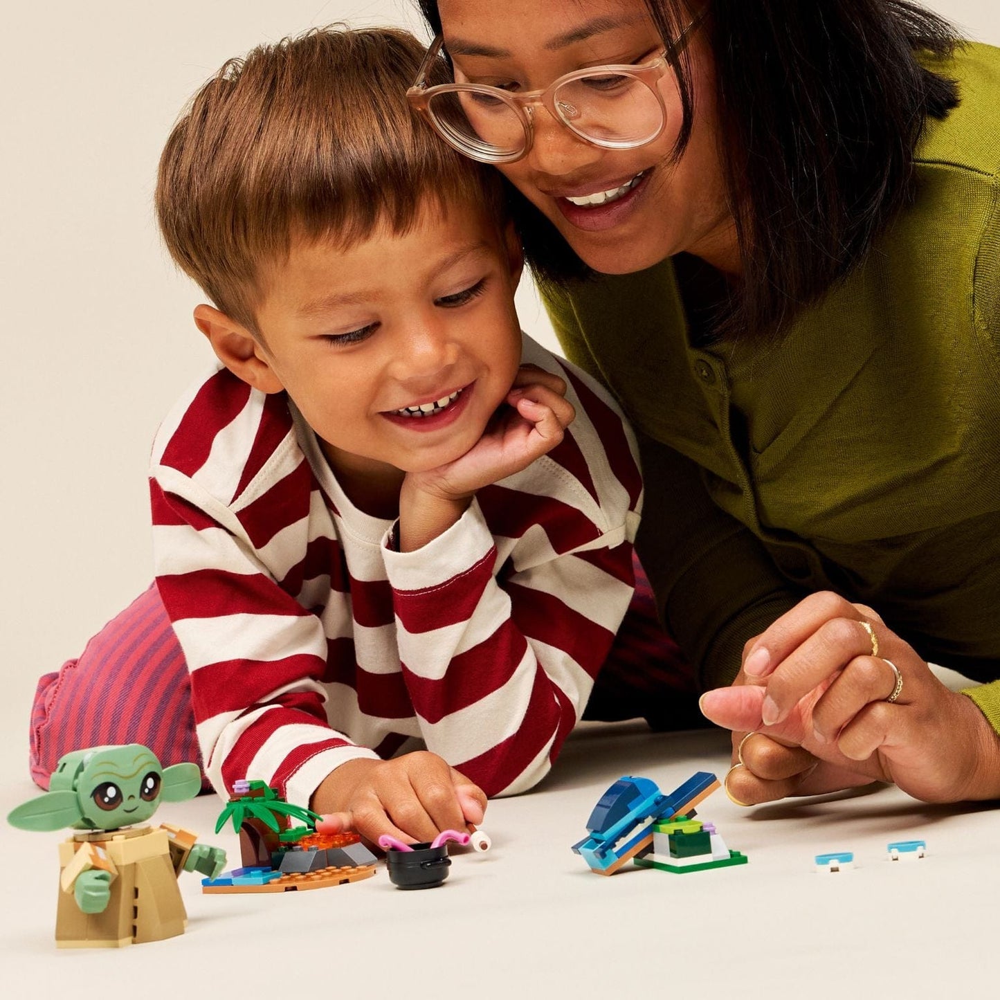 Lego Star Wars Lar do Grogu com figura do Grogu e cenário de lar