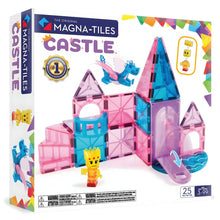 Magna-Tiles Castle castelo magnético colorido com torres e dragão