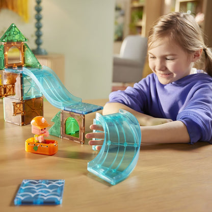 MAGNA-TILES Raging Rapids con construcciones magnéticas inspiradas en la naturaleza