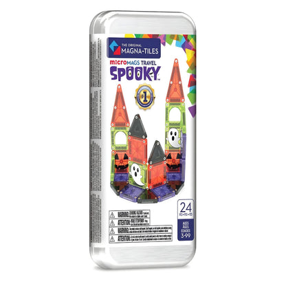 MAGNA-TILES Travel Spooky con casa embrujada y piezas de Halloween