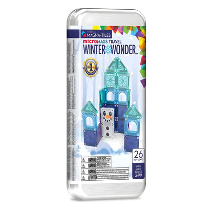 MAGNA-TILES Winter Travel con escenario de invierno en vista principal