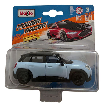 Mini Aceman SE Pullback 1/43 azul claro de Maisto en embalaje Power Racer