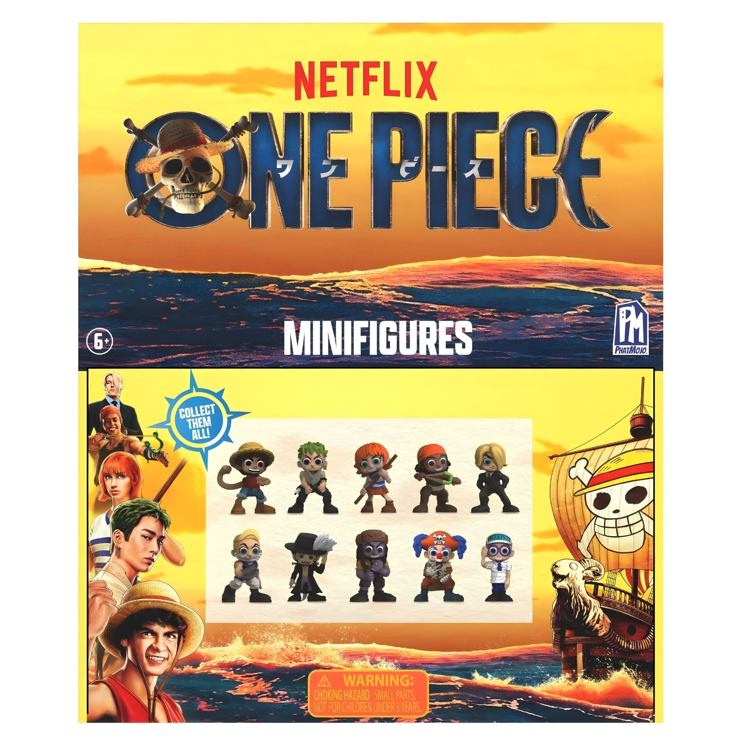 Minifiguras coleccionáveis One Piece 7 cm