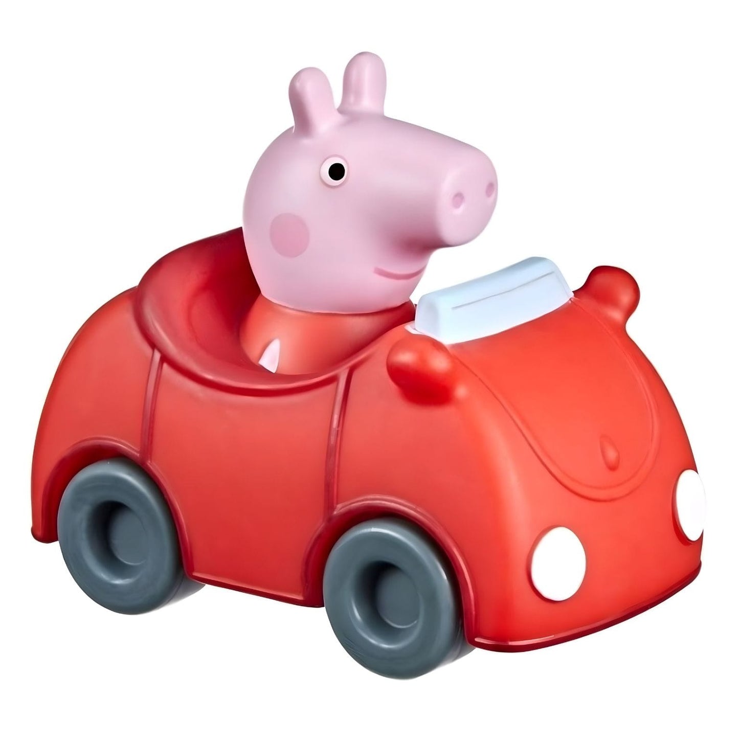 Mini veículo Peppa Pig carro vermelho com Peppa integrada