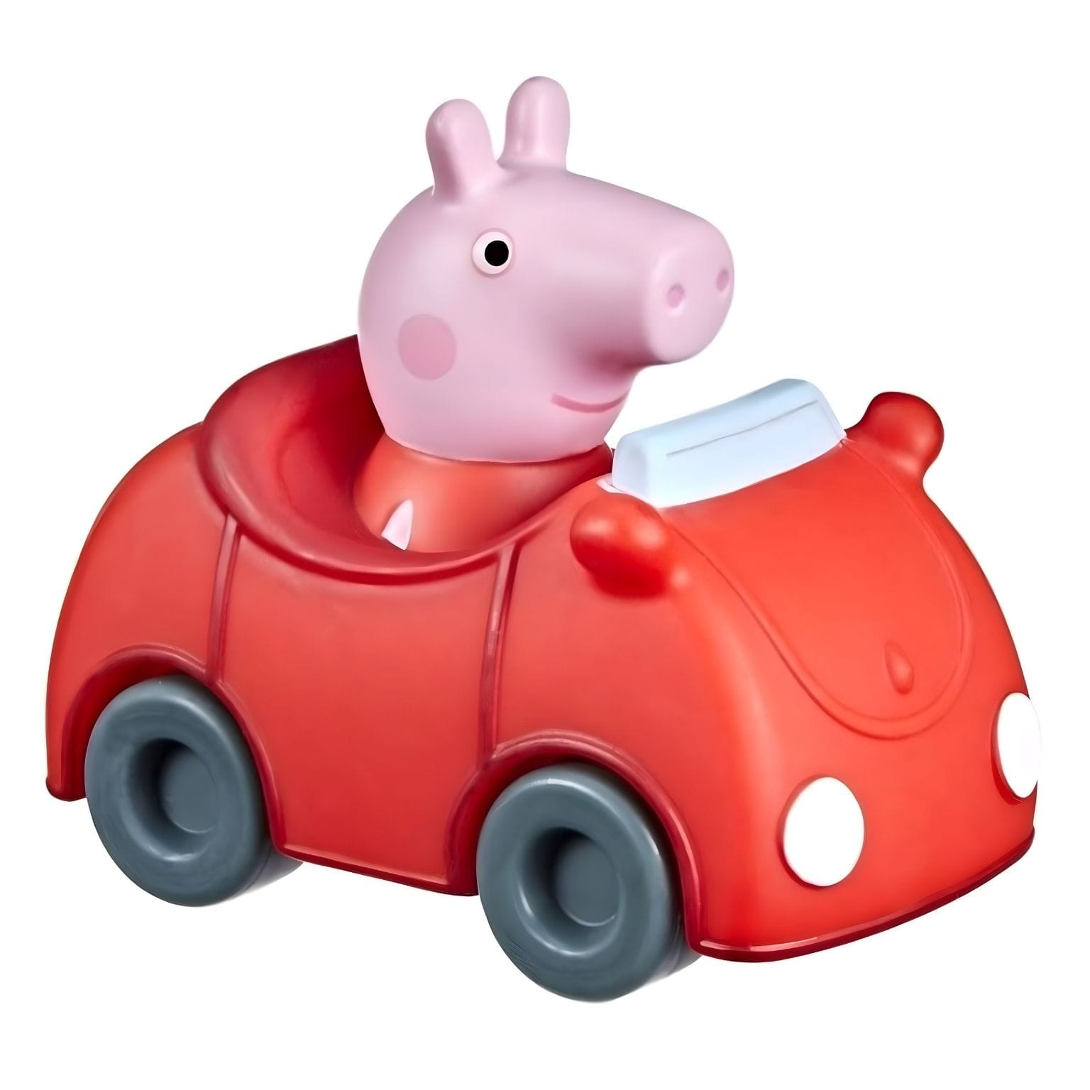Mini veículo Peppa Pig carro vermelho com Peppa integrada
