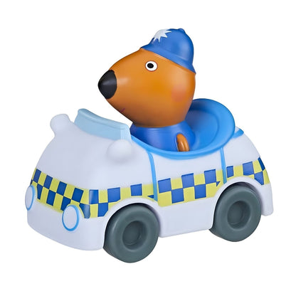 Mini vehículo Peppa Pig Freddy Fox en el coche de policía