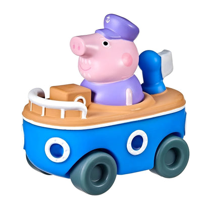 Mini vehículo Peppa Pig Grandpa Pig en su barco