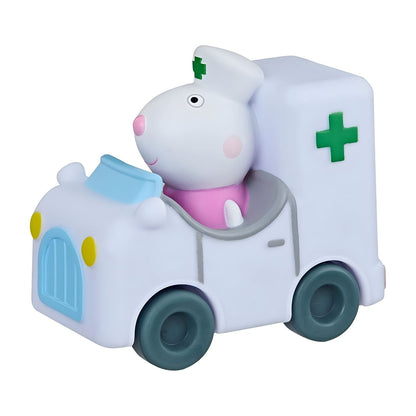 Mini vehículo Peppa Pig Zoe en formato de ambulancia