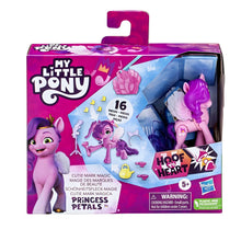 Figura My Little Pony Princess Petals com acessórios de Marca de Beleza Mágica