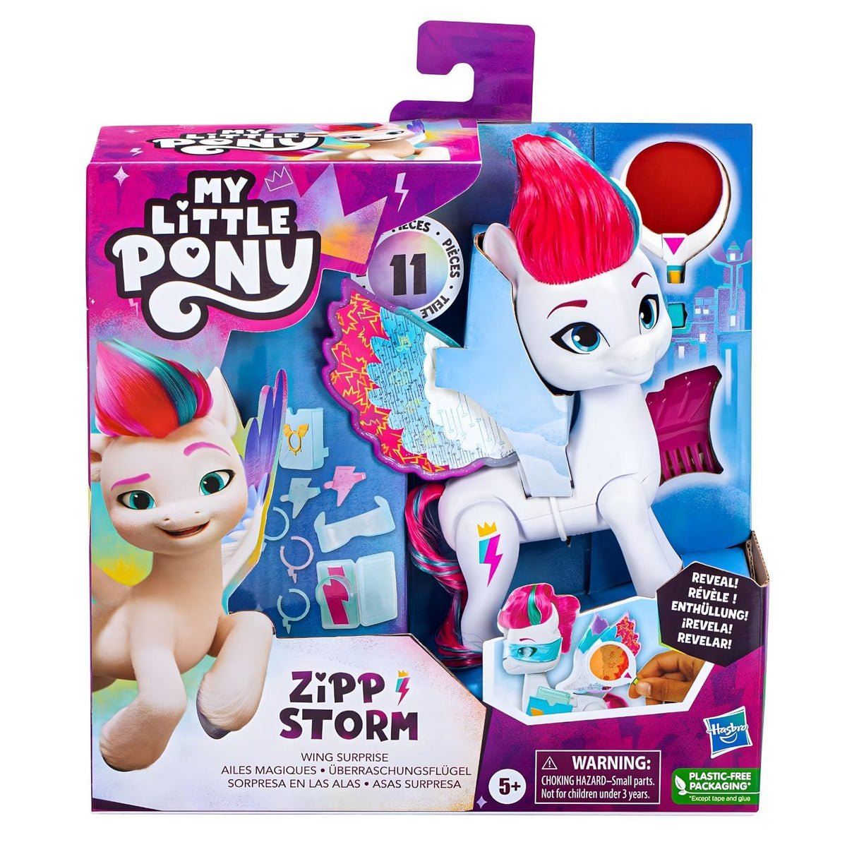 My Little Pony Alas Sorpresa Zipp Storm en empaque de colección