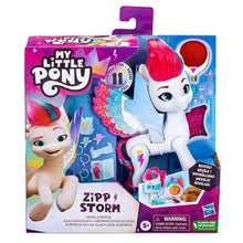 My Little Pony Asas Surpresa Zipp Storm em embalagem de coleção