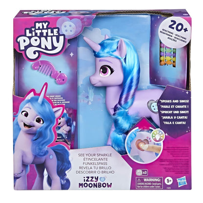 My Little Pony Descubriendo el Brillo Izzy Moonbow con luz y música