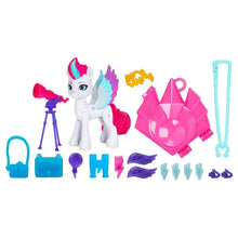 Figura Zipp Storm My Little Pony com acessórios para personalizar aventuras em Equestria
