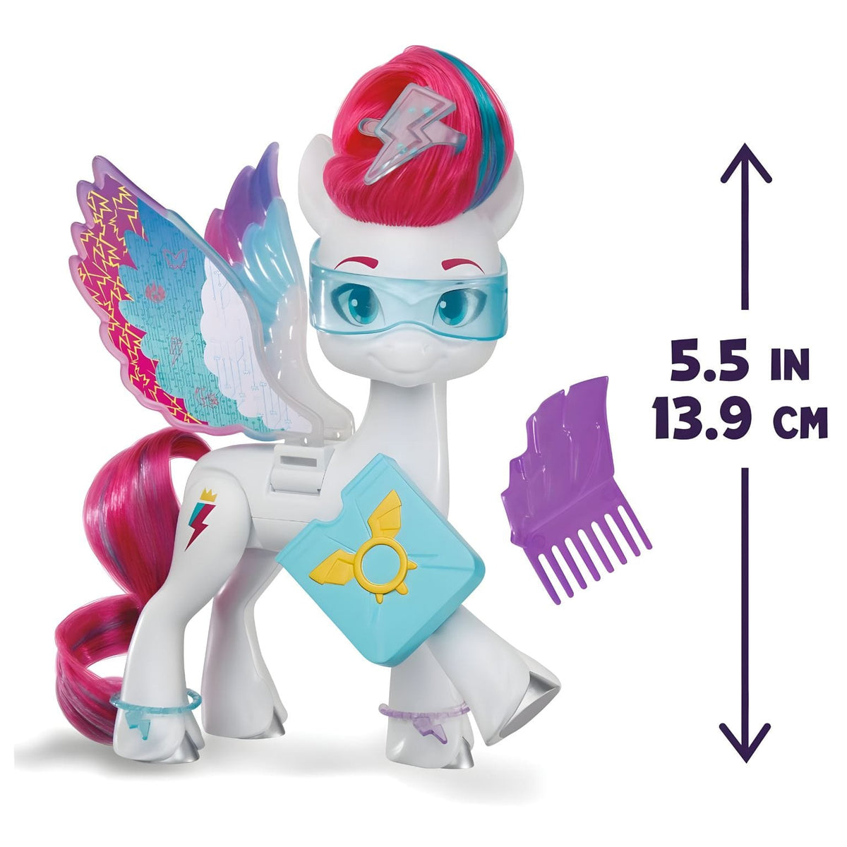 Zipp Storm de My Little Pony para historias de misterio y aventura