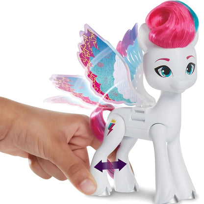 My Little Pony Alas Sorpresa Zipp Storm con cabello para peinar