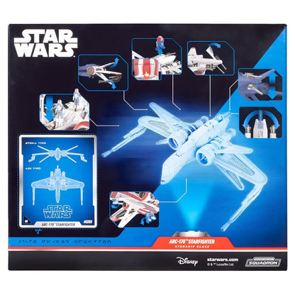 Nave Star Wars Micro Galaxy ARC-170 Starfighter como pieza destacada de la flota