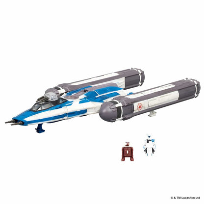 BTL-B Y-Wing Starfighter de la línea Star Wars Micro Galaxy para misiones heroicas